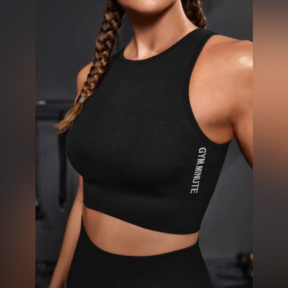Gymminute Black Sports Bra